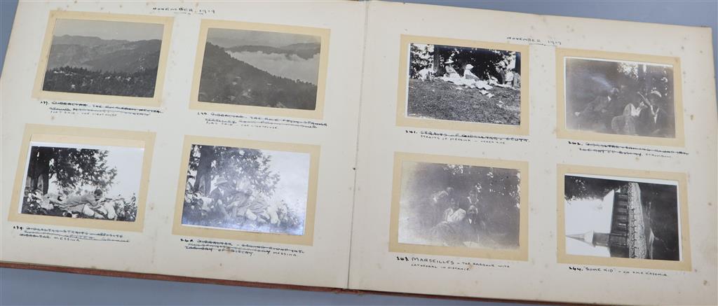 Two photo albums, India 1918 and 1919 and another, domestic 1916